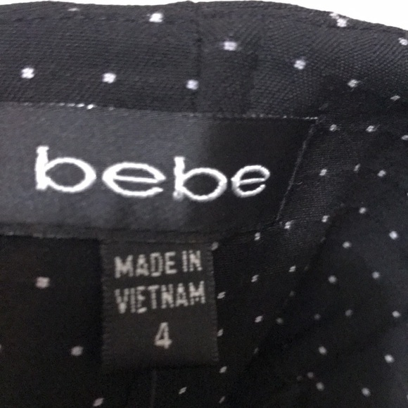 𝅺NWT Bebe Corset Strapless Polka Dot Dress Size 4 - Picture 9 of 15